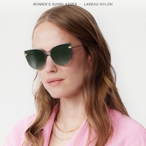 Krewe Laveau Nylon Lagoon Cat Eye Sunglasses